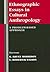 Ethnographic Essays in Cultural Anthropology by R. Bruce Morrison