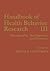 Handbook of Health Behavior Research III: Demography, Development, and Diversity (Prevention in Practice Library (Hardcover))