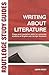 Writing About Literature by Judith Woolf