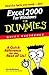 Excel 2000 for Windows For Dummies Quick Reference