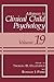 Advances in Clinical Child Psychology, Volume 19