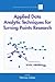 Applied Data Analytic Techniques For Turning Points Research (Multivariate Applications Series)