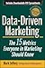 Data-Driven Marketing by Mark Jeffery