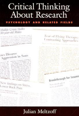 Critical Thinking About Research: Psychology and Related Fields (Paperback)