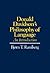 Donald Davidson: Philosophy of Language