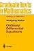 Ordinary Differential Equations (Graduate Texts in Mathematics, 182)