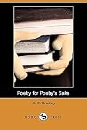 Poetry for Poetry's Sake Poetry for Poetry's Sake