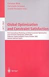 Global Optimization and Constraint Satisfaction: First International Workshop Global Constraint Optimization and Constraint Satisfaction, COCOS 2002, ... (Lecture Notes in Computer Science, 2861)