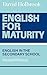 English for Maturity: Engli...