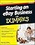 Starting an eBay Business For Dummies