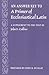 An Answer Key to A Primer of Ecclesiastical Latin: A Supplement to the Text by John F. Collins
