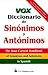 Vox Diccionario De Sinonimos Y Antonimos by Vox