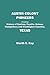 Austin Colony Pioneers: Including History of Bastrop, Fayette, Grimes, Montgomery and Washington Counties, Texas