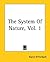 The System Of Nature, Vol. 1