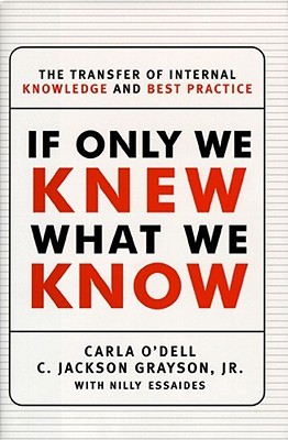 If Only We Knew What We Know: The Transfer of Internal Knowledge and Best Practice