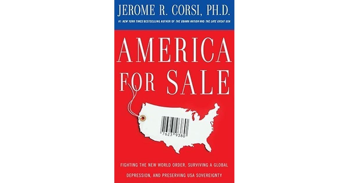 America For Sale Fighting The New World Order Surviving