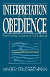 Interpretation and Obedience by Walter Brueggemann