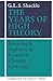 The Years of High Theory: I...