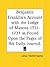 Benjamin Franklin's Account with the Lodge of Masons 1731-1737 as Found Upon the Pages of His Daily Journal