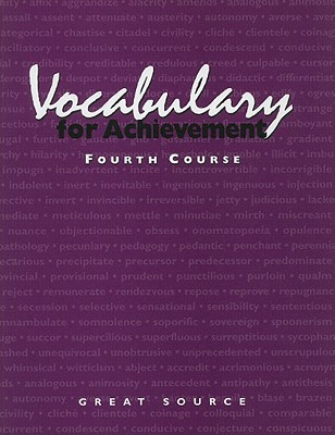 Vocabulary for Achievement: Course 4 (Paperback)
