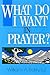 What Do I Want in Prayer?