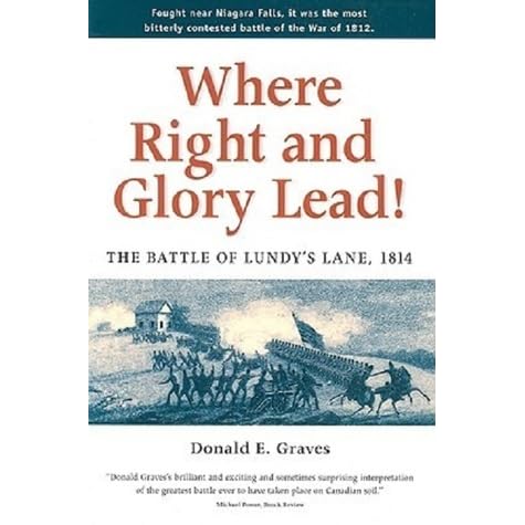 Where Right And Glory Lead The Battle Of Lundys Lane 1814