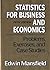 Problems, Exercises, and Case Studies: for Statistics for Business and Economics, Fifth Edition