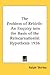 The Problem of Rebirth: An Enquiry into the Basis of the Reincarnationist Hypothesis 1936