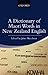 A Dictionary of Maori Words in New Zealand English