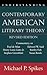 Understanding Contemporary American Literary Theory