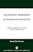 Academic Freedom in Arab Universities by Hanada Taha- Thomure