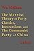 The Marxist Theory of Party Building: Classics, Innovations and the Communist Party of China