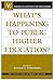 What's Happening to Public Higher Education? by Ronald G. Ehrenberg
