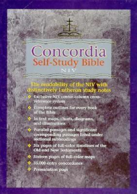 Concordia Self-Study Bible-NIV (Leather Bound)