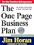 The One Page Business Plan ...