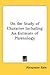 On the Study of Character I...