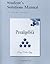 Student Solutions Manual fo...