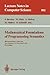 Mathematical Foundations of Programming Semantics by Stephen Brookes