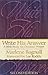 Write His Answer: A Bible Study for Christian Writers