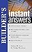 Builder's Instant Answers by Sidney M. Levy