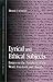 Lyrical and Ethical Subjects by Dennis J. Schmidt