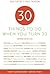 30 Things to Do When You Turn 30