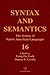 Syntax and Semantics, Volum...