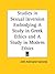 Studies in Sexual Inversion Embodying A Study in Greek Ethics and A Study in Modern Ethics