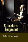 Considered Judgment (Princeton Paperbacks)