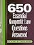 650 Essential Nonprofit Law...