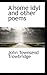 A Home Idyl and Other Poems