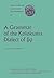 A Grammar of the Kolokuma Dialect of Ịjọ (West African Language Monographs)