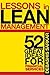 Lessons in Lean Management: 52 Great Ideas for Financial Service Business