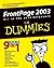 FrontPage 2003 All-in-One Desk Reference For Dummies